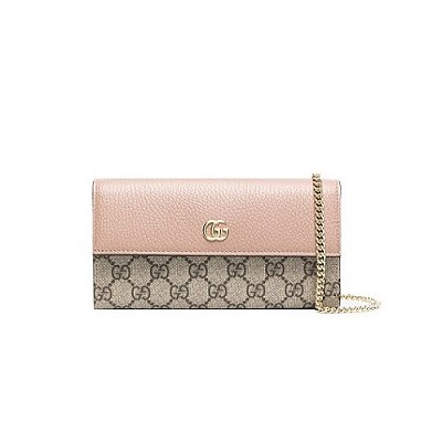 [스페셜오더]GUCCI-‎546585 1283 구찌 블랙 GG 마몽 체인 지갑