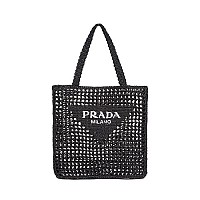 [스페셜오더]PRADA-1BG393 프라다 탠 라피아 토트 백