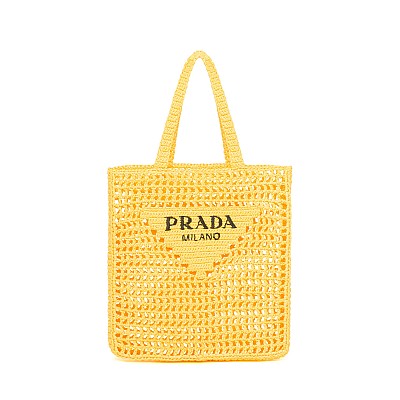 [스페셜오더]PRADA-1BG393 프라다 탠 라피아 토트 백