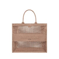 [스페셜오더]CHRISTIAN DIOR-M1296 디올 그레이 Toile de Jouy Reverse 자수 스몰 DIOR BOOK TOTE 백