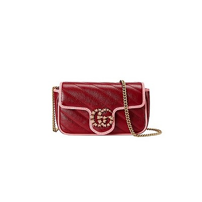 [스페셜오더]GUCCI-‎‎574969 8382 구찌 블루&터콰이즈 GG 마몽 수퍼 미니 백