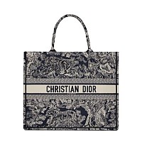 [스페셜오더]DIOR-M1286ZT 크리스찬 디올 블루 멀티 컬러 Tie & Dior 자수 BOOK TOTE 백