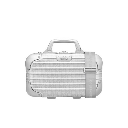 CHRISTIAN DIOR-1DRPO 디올 그레이 Dior Oblique 알루미늄 DIOR & RIMOWA 핸드 케이스