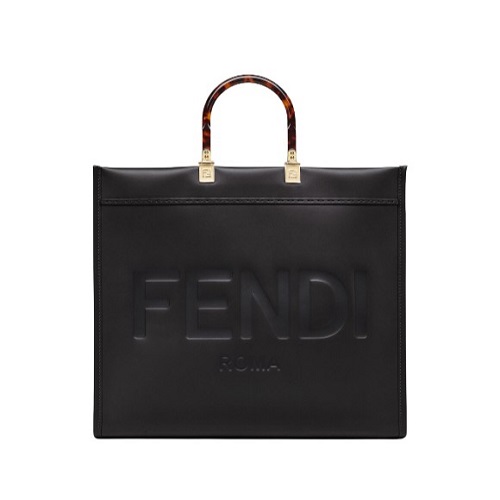 [스페셜오더]FENDI-8BH372 펜디 블랙 핫 스탬프 선샤인 라지 쇼퍼 백