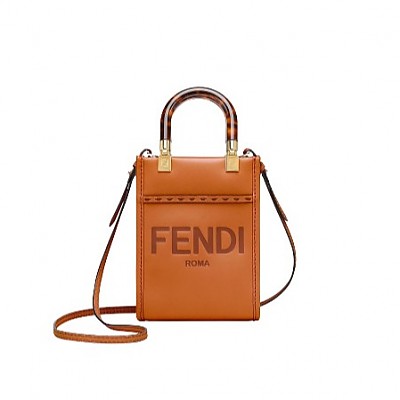 [스페셜오더]FENDI-8BS051 펜디 그레이 엘라프 미니 선샤인 쇼퍼 백