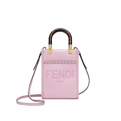 [스페셜오더]FENDI-8BS051 펜디 다크 브라운 미니 선샤인 쇼퍼 백