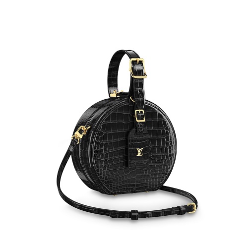 [스페셜오더]LOUIS VUITTON-N95562 루이비통 블랙 매트 앨리게이터 쁘띠뜨 부아뜨 샤포