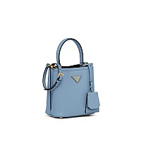 [스페셜오더]PRADA-1BA217 프라다 화이트 파니에 사피아노 가죽 스몰 숄더백