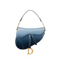 [스페셜오더]DIOR-M0446 디올 블루 오블리크 자카드 SADDLE 백