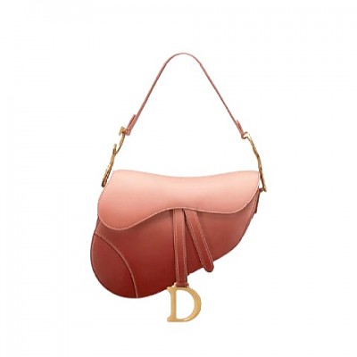 [스페셜오더]DIOR-디올 블루 Oblique 자수 Saddle 백 25cm