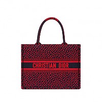 [스페셜오더]CHRISTIAN DIOR-M1296 디올 블루 메쉬 자수 스몰 BOOK TOTE 백