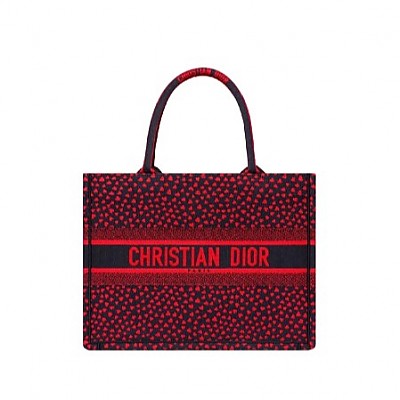 [스페셜오더]CHRISTIAN DIOR-M1296 디올 CLAY 메쉬 자수 스몰 BOOK TOTE 백