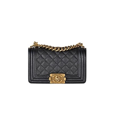 [스페셜오더]CHANEL-A67085 샤넬 블루 화이트 자수 장식 카프스킨 루렉스 골드메탈 보이 샤넬 스몰 플랩백