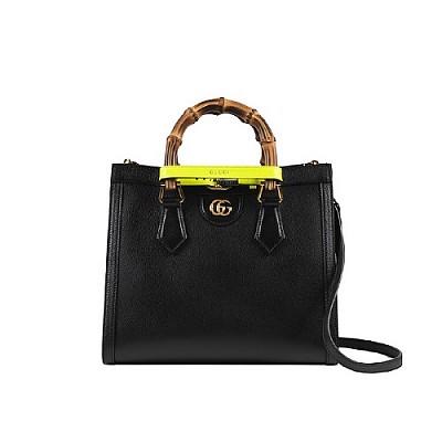 [스페셜오더]GUCCI-‎660195 1175 구찌 블랙 다이애나 뱀부 핸들 스몰 토트백