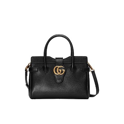 [스페셜오더]GUCCI-‎658450 1000 구찌 블랙 더블 G 스몰 탑 핸들백