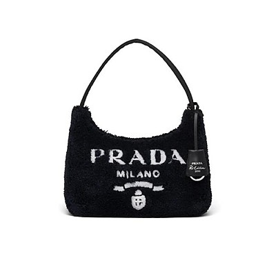 [스페셜오더]PRADA-1NE515 프라다 핑크 시어링 테리 호보백