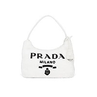 [스페셜오더]PRADA-1NE515 프라다 화이트 리에디션 2000 시어링 미니 숄더백