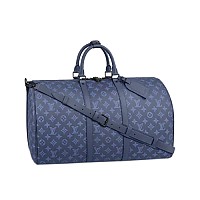 LOUIS VUITTON-M11596 루이비통 블랙 브러시드 모노그램 키폴 반둘리에 50