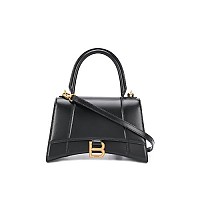 [스페셜오더]BALENCIAGA-593546 발렌시아가 다크 그린 크로커다일 아워글래스 스몰 탑 핸들백