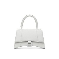 [스페셜오더]BALENCIAGA-593546 발렌시아가 다크 그린 크로커다일 아워글래스 스몰 탑 핸들백