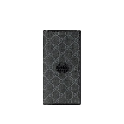 [스페셜오더]GUCCI-672953 1000 구찌 블랙 인터로킹 G 디테일 파우치