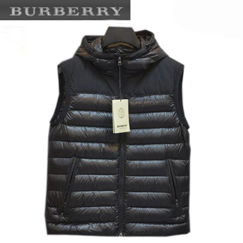 BURBERRY-09293 버버리 블랙 패딩 조끼 남성용