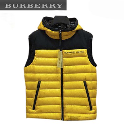 BURBERRY-09293 버버리 블랙 패딩 조끼 남성용