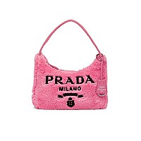 [스페셜오더]PRADA-1NE515 프라다 블루 리에디션 2000 시어링 미니 숄더백