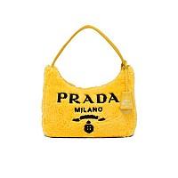 [스페셜오더]PRADA-1NE515 프라다 화이트 시어링 테리 호보백