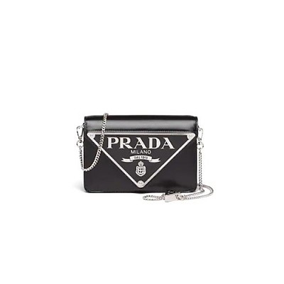 [스페셜오더]PRADA-1BH189 프라다 블랙 송아지 가죽 미니 숄더 백(2컬러)