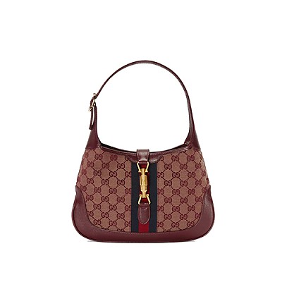 [스페셜오더]GUCCI-636706 8565 구찌 블루 오가닉 GG 데님 재키 1961 스몰 호보백