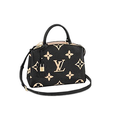 LV-M58914 루이비통 투르트렐/크림 모노그램 앙프렝뜨 쁘띠뜨 팔레 토트 백 29cm