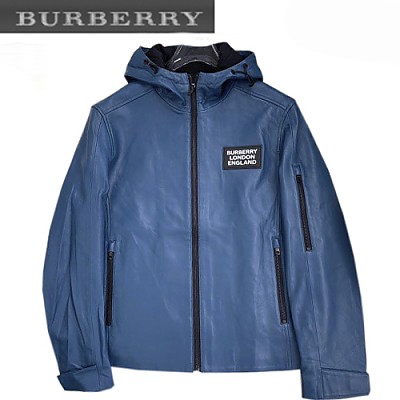 [스페셜오더]BURBERRY-10281 버버리 블랙 양가죽 후드 쟈켓 남성용