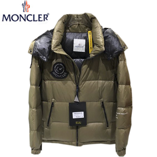 MONCLER-102310 몽클레어 카키 패치 장식 패딩 남성용