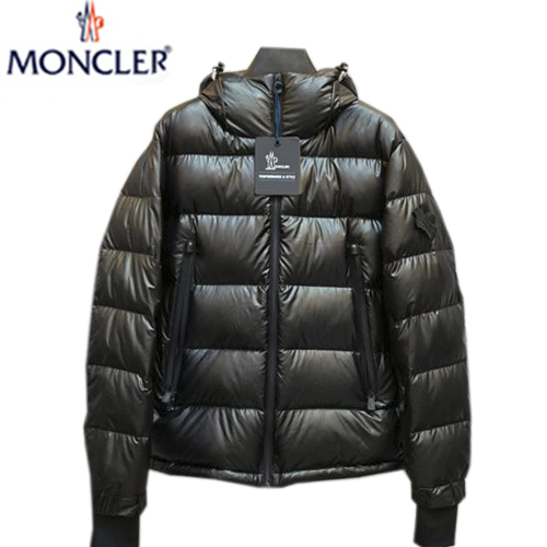 MONCLER-11022 몽클레어 블랙 패치 장식 패딩 남성용