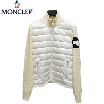 MONCLER-110213 몽클레어 블랙 니트 코튼 패딩 쟈켓 남성용