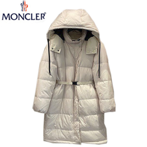 MONCLER-11059 몽클레어 화이트 프린트 장식 롱 패딩 여성용