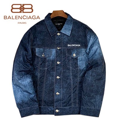 BALENCIAGA-11141 발렌시아가 그레이 데님 패딩 쟈켓 남성용