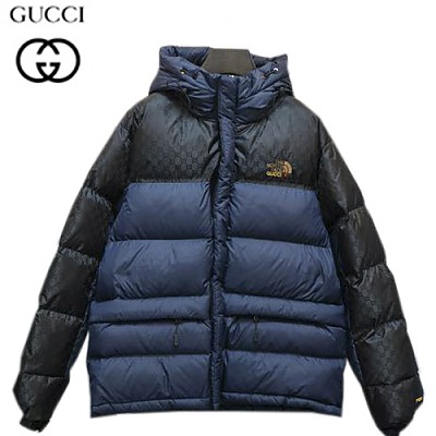 GUCCI-11193 구찌 그레이 더블 G 디테일 구찌 X 노스페이스 콜라보 패딩 남성용