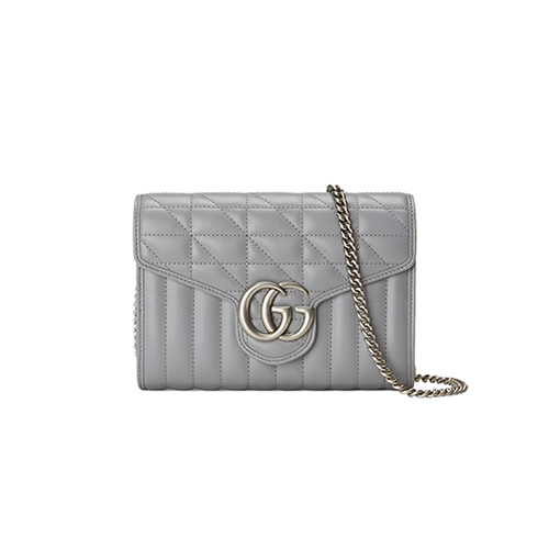 [스페셜오더]GUCCI-474575 1711 구찌 GG 마몽 그레이 마틀라세 미니백