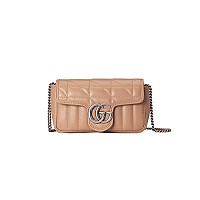 GUCCI-476433 1000 구찌 블랙 페이턴트 가죽 GG 마몽 수퍼 미니백