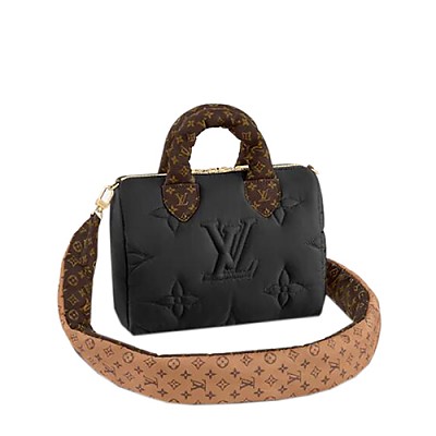 [스페셜오더]LOUIS VUITTON-M59609 루이비통 네이비 모노그램 데님 스피디 반둘리에 25