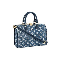 LOUIS VUITTON-N40691 루이비통 블루 다미에 헤리티지 스피디 반둘리에 25