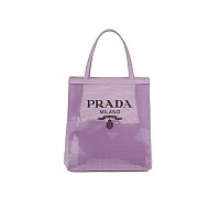 [스페셜오더]PRADA-1BG417 프라다 핑크 시퀸 메쉬 스몰 토트 백