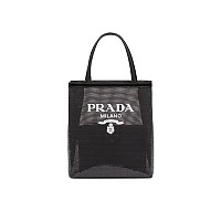 [스페셜오더]PRADA-1BG417 프라다 퍼플 시퀸 메쉬 스몰 토트 백