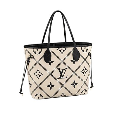 [스페셜오더]LOUIS VUITTON-M56584 루이비통 크림 카멜 모노그램 자이언트 LV 크래프티 네버풀 MM