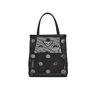 [스페셜오더]PRADA-1BG417 프라다 핑크 시퀸 메쉬 스몰 토트 백