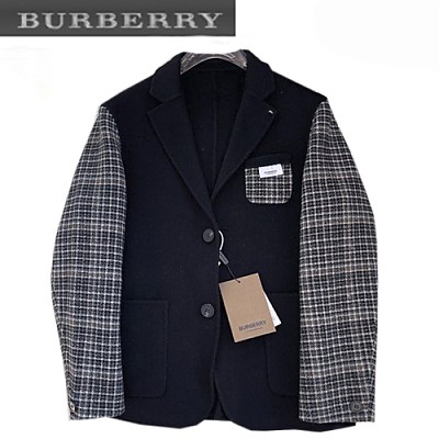 BURBERRY-01045 버버리 브라운 울 체크무늬 쟈켓 남성용