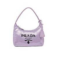 [스페셜오더]PRADA-1NE515 프라다 블랙 시퀸 리에디션 미니 백