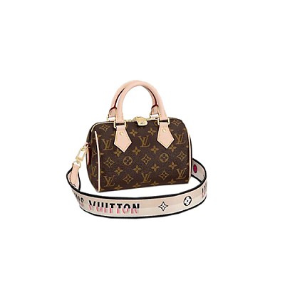 LOUIS VUITTON-M11276 루이비통 화이트 모노그램 스피디 반둘리에 20